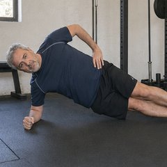 Side plank (plancha lateral) — ejercicio de abdomen