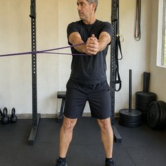 Pallof press — ejercicio para la zona lumbar