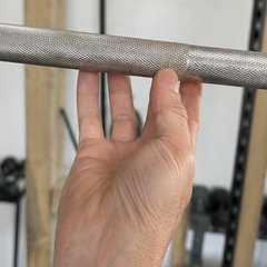Finger rolls con barra — ejercicio de mano